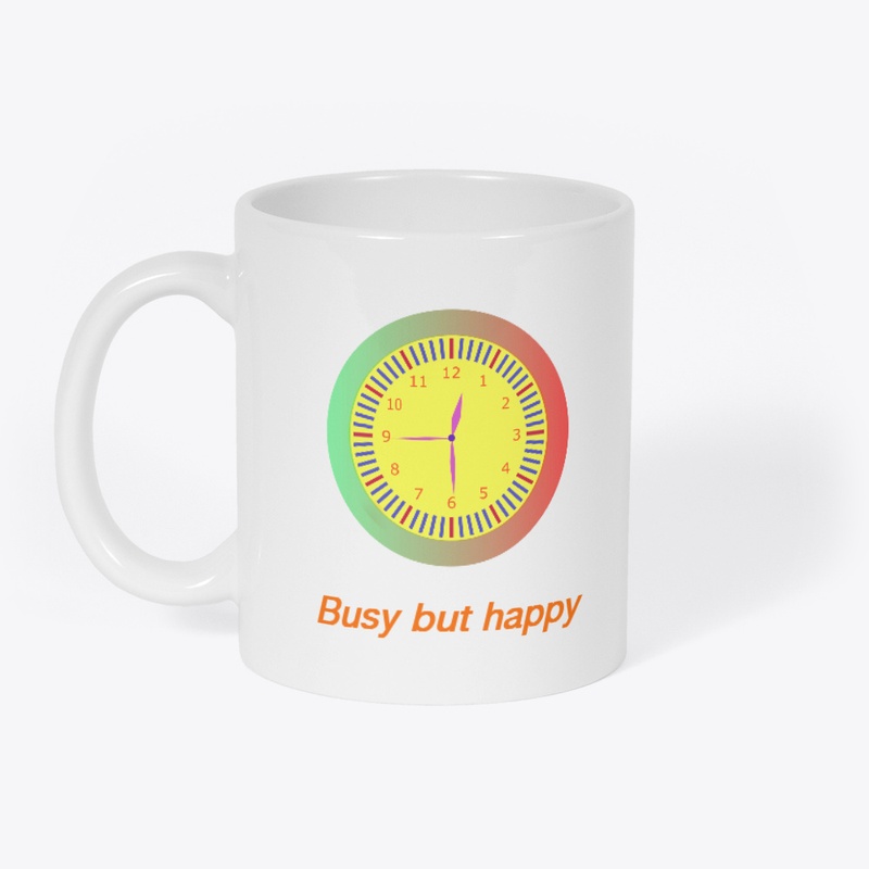 Colorful Clock Time Motivational T-Shirt