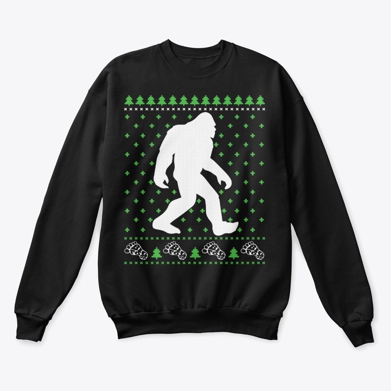 Bigfoot Ugly Christmas Sweater T-shirt
