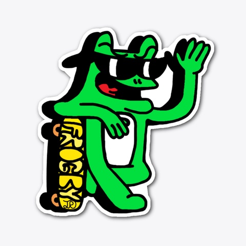 Frogboardin' Standard T-Shirt Front