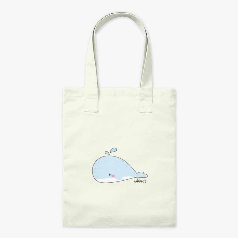 Whale tote bag