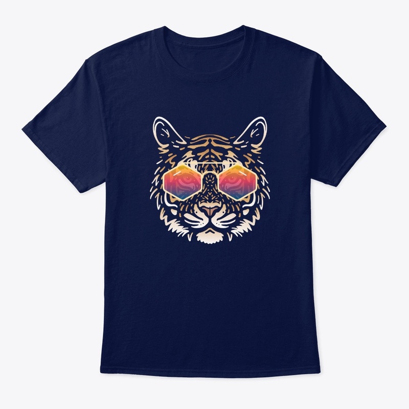 Cute Tiger in Sunglasses (Colored+sg03)