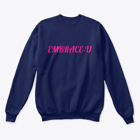 Embrace U, Llc Navy  T-Shirt Front