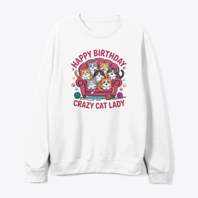 HBD Crazy Cat Lady