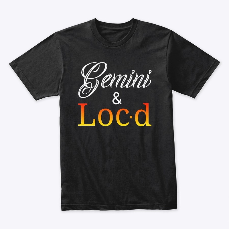 Gemini & loc'd zodiac tee shirt