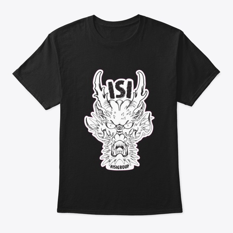 Isi Tiger Black T-Shirt Front
