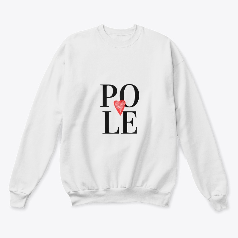 Pole LOVE ~  Red Heart Black  Design