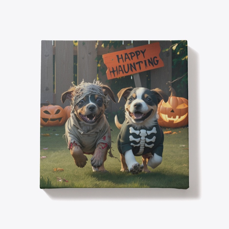 Spooky Puppies Halloween Decor