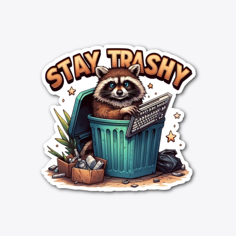Stay Trashy Raccoon