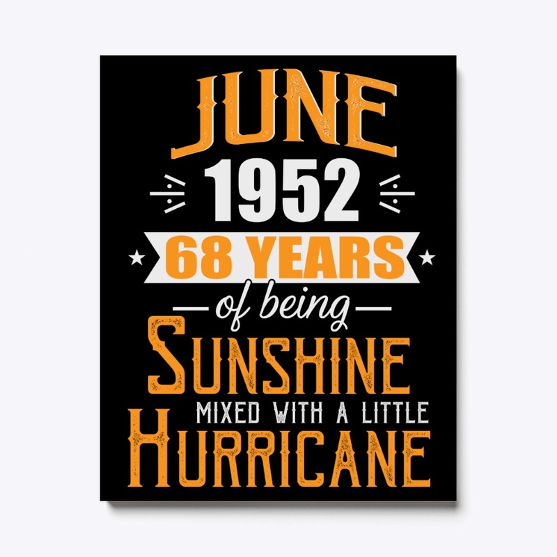 June 1952, 68 Years Anniversary Gift