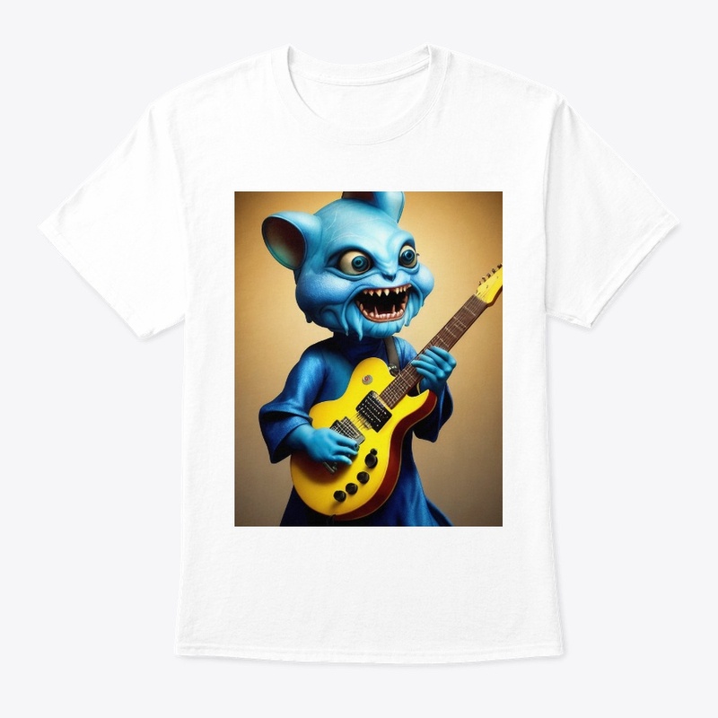 Strange Creature Jamming on Guitar