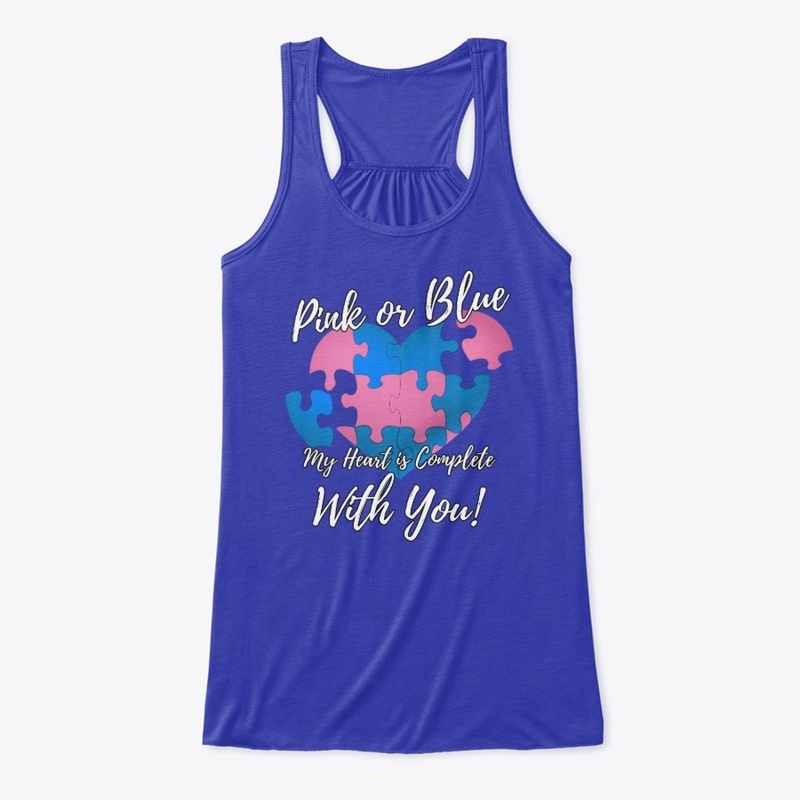 Pink or Blue My Heart Gender Reveal