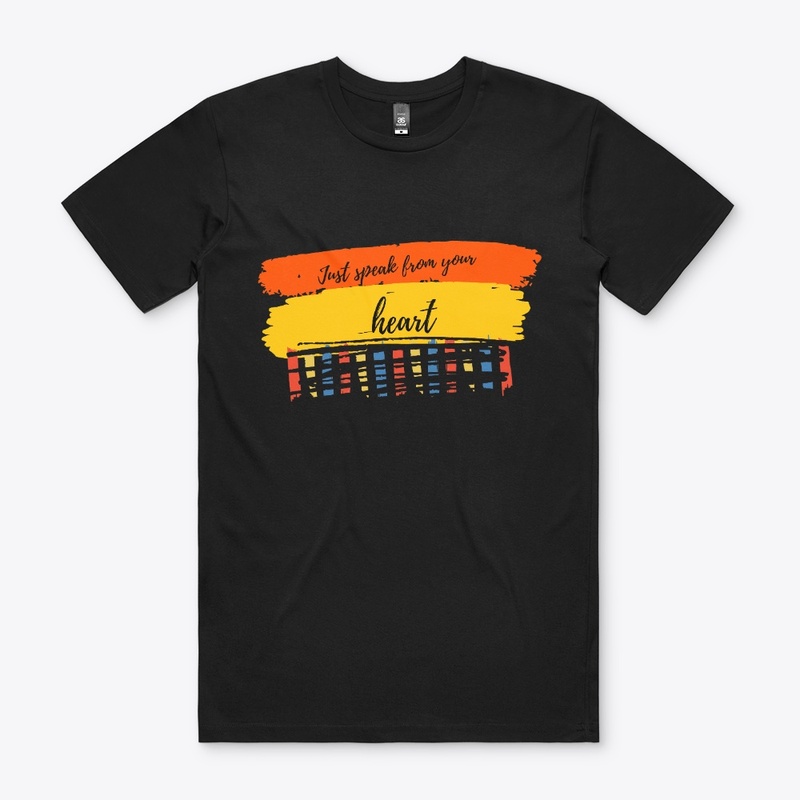   speak from your heart  men's t-shirts