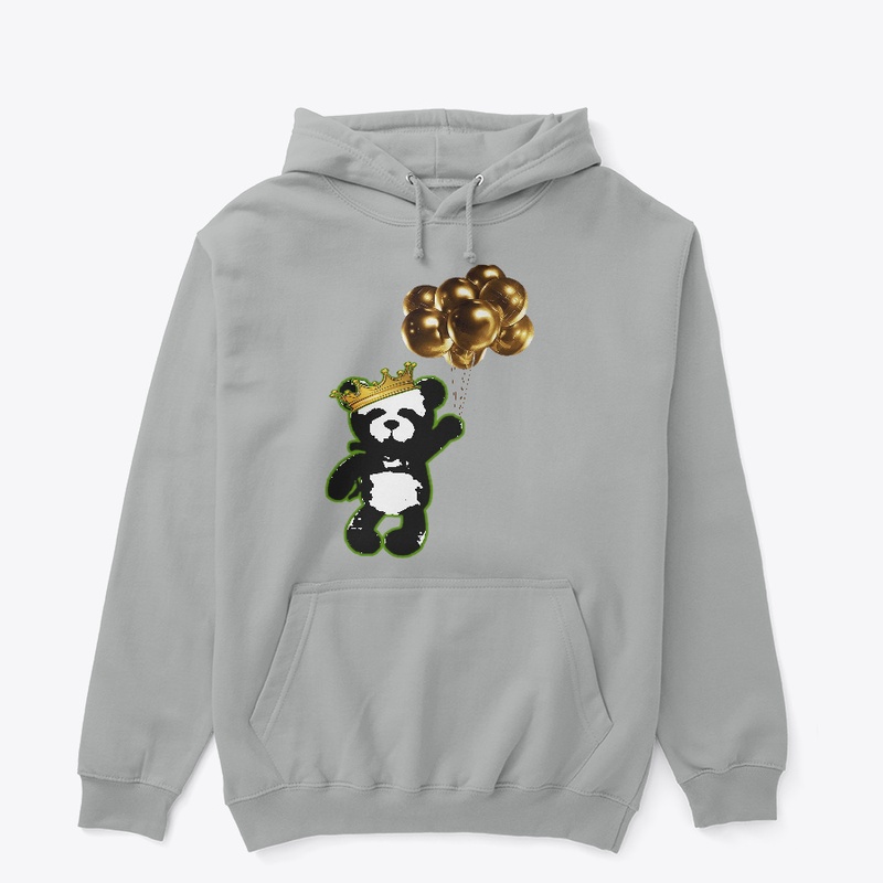 BEAR KING w/ BALLOONS