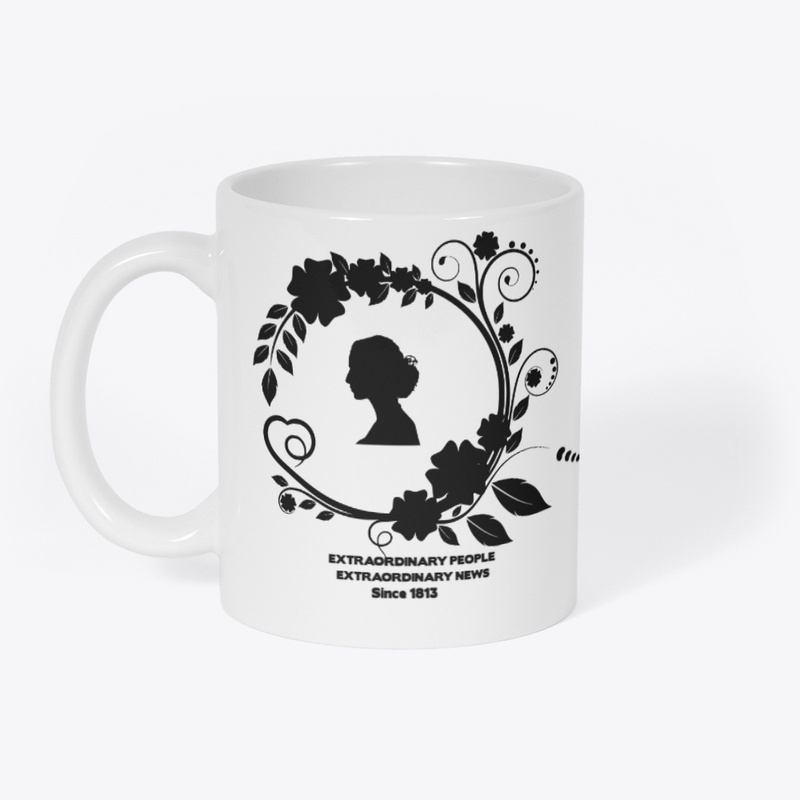Flowery design mug