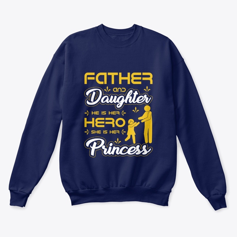 Father and Daughter T Shirt Design