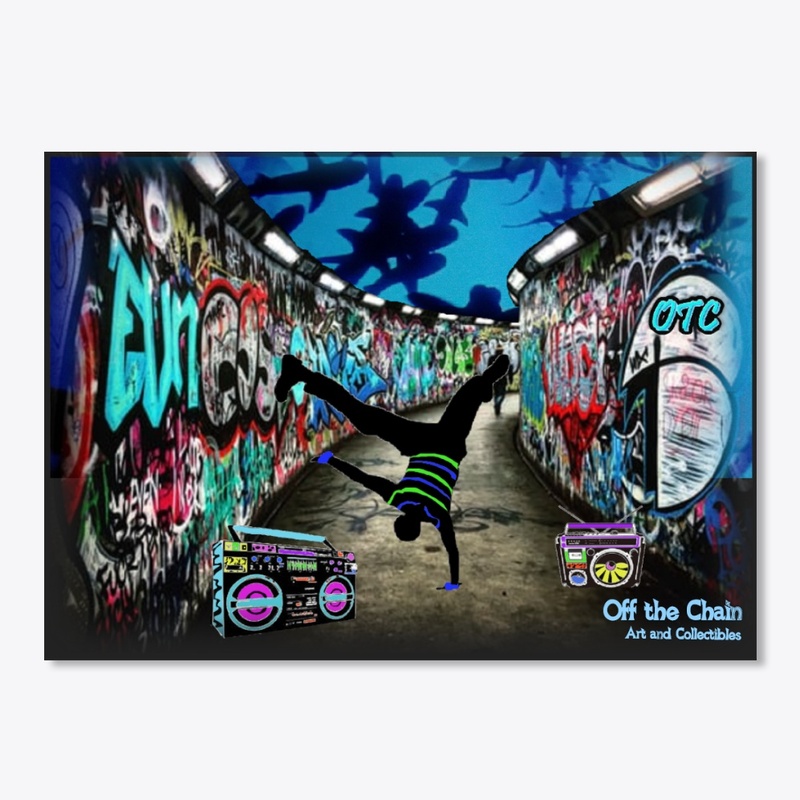 Urban Diver to Music Sticker