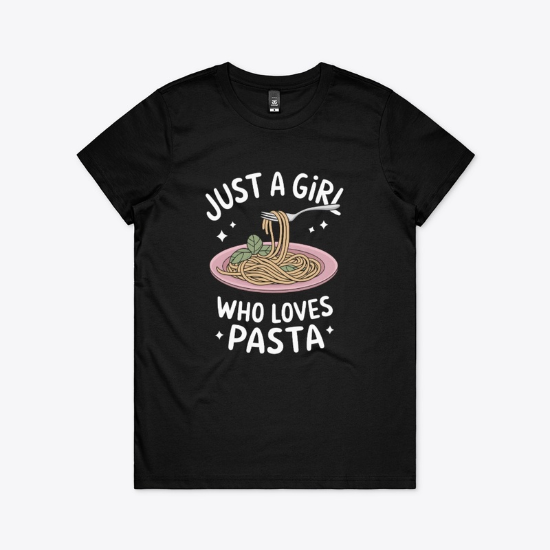 Pasta lover | dark color girls' t-shirts
