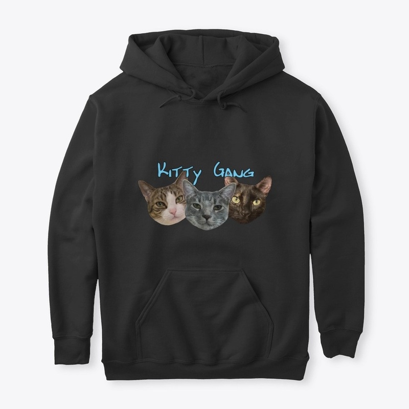 Kitty Gang Collection Blue Text