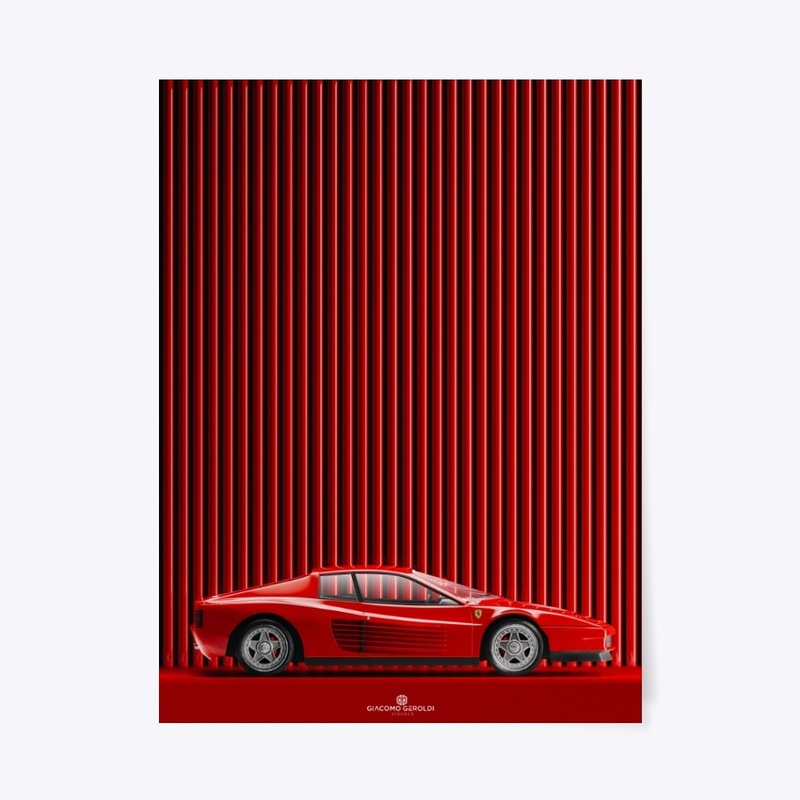 Wall Red Car