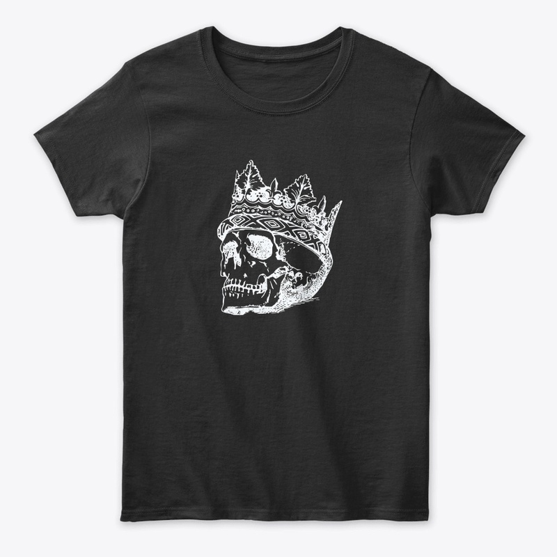 King skull with crown