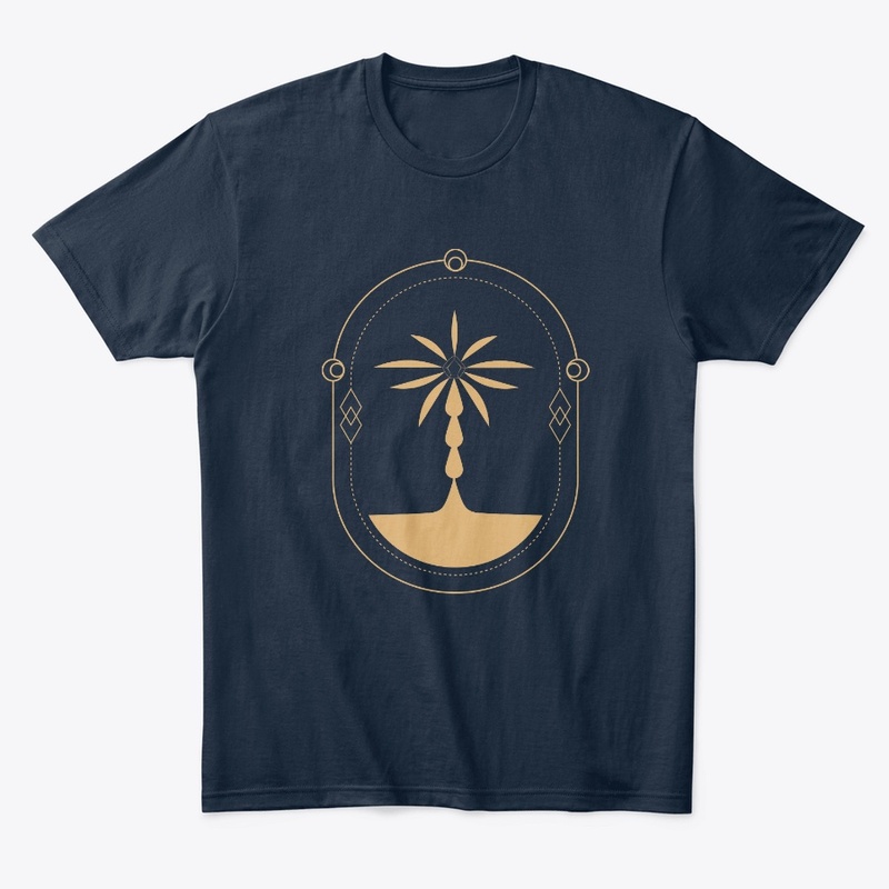 Sacred Geometry, Crystal with Palm Tree