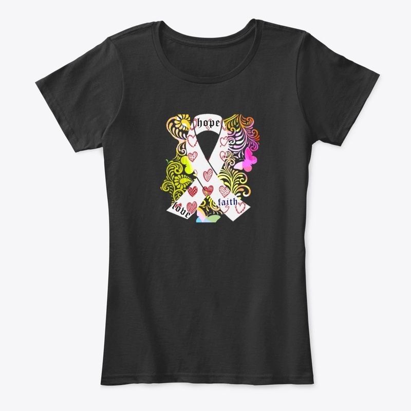 Faith Hope Love Heart Butterfly Cancer