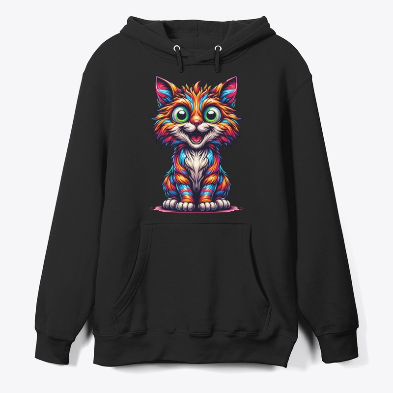 Psychedelic cat  