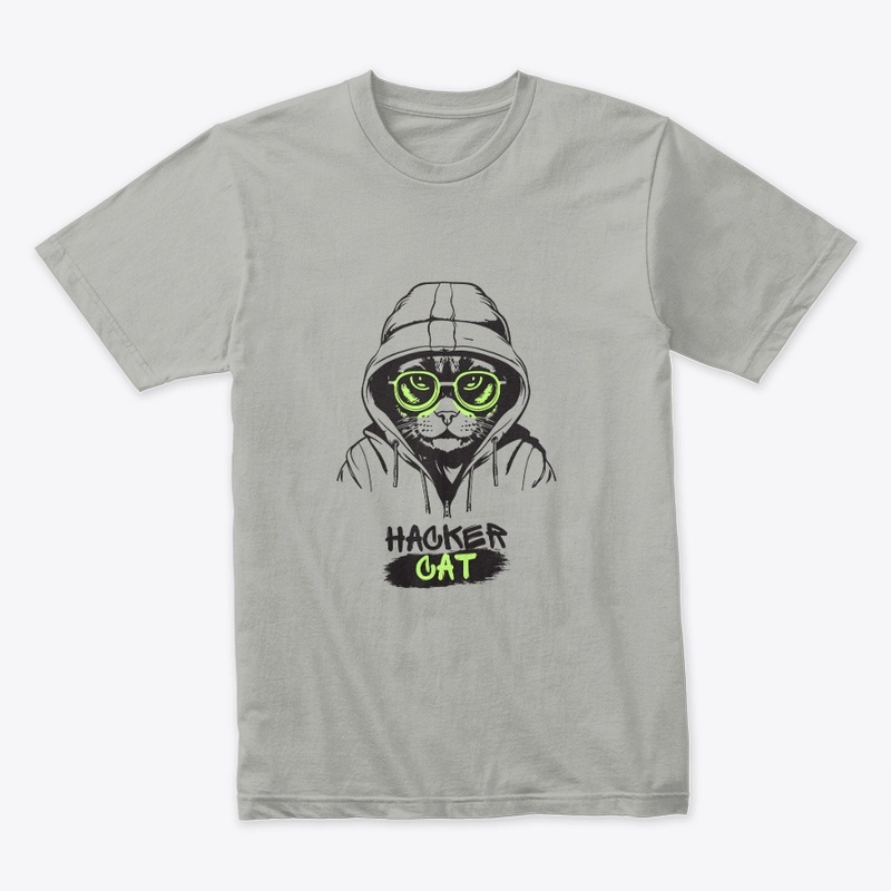 Hacker Cat T-Shrit