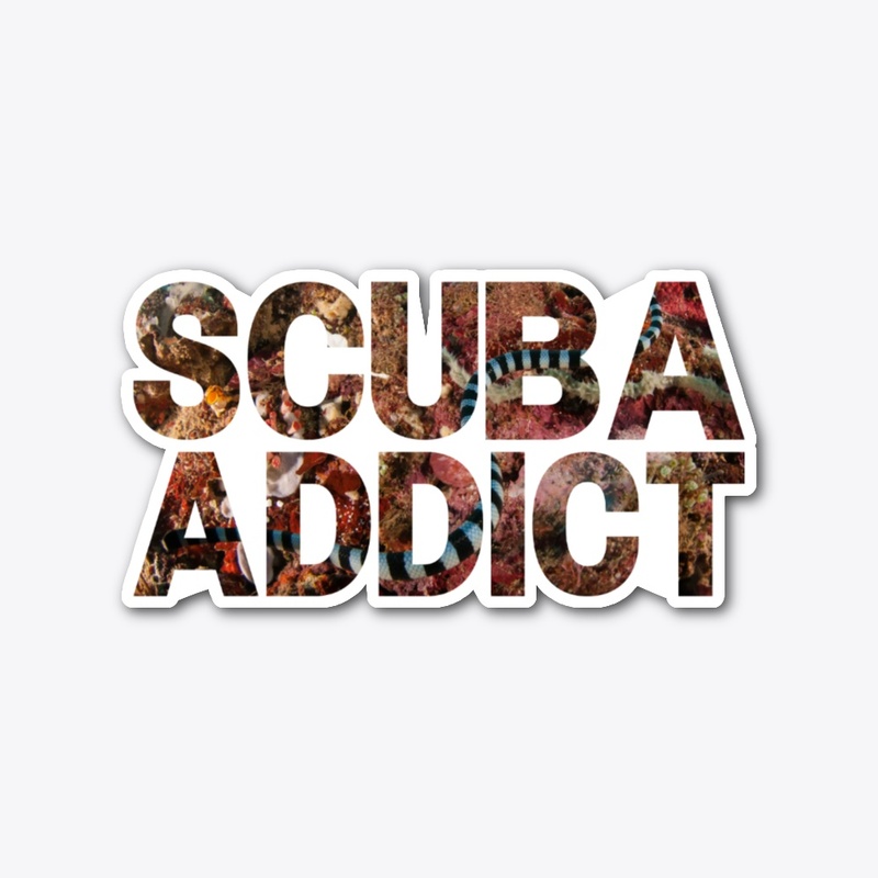Scuba addict sea snake