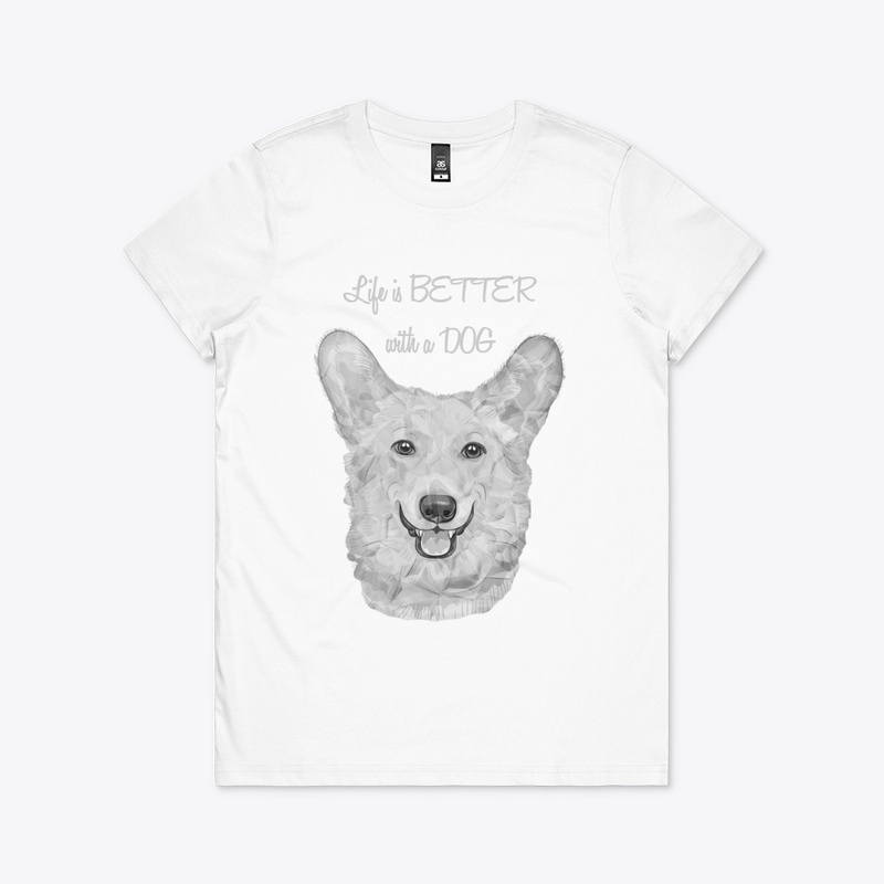 Men and Women Dog Tee Shirt
