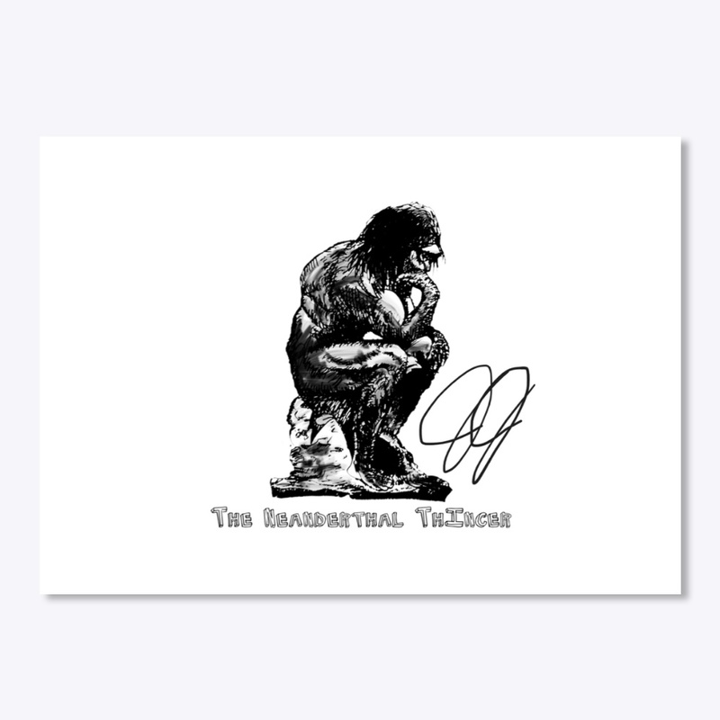 The Neanderthal Thinker Phone Case