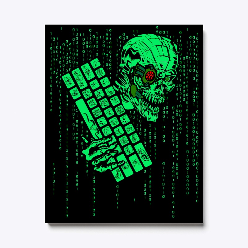 Computer Code Monster Hacker Gamer Coder