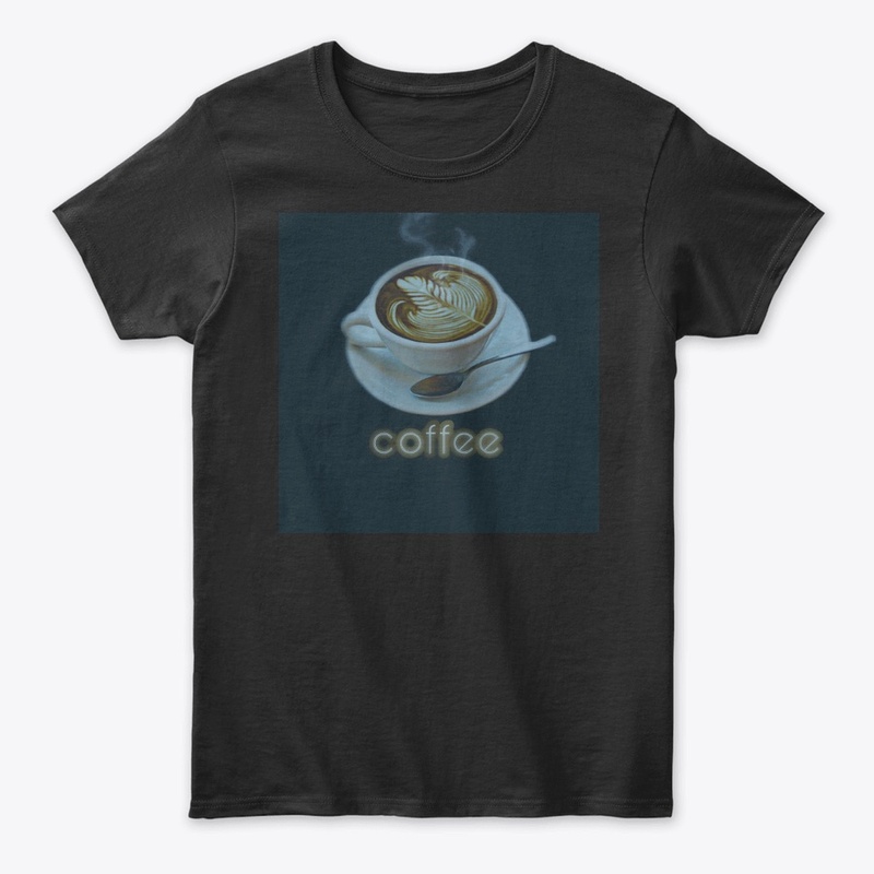 Coffee design ti shirt 