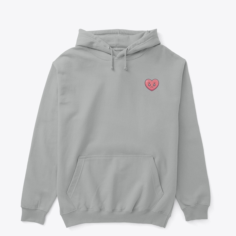 Sad heart print