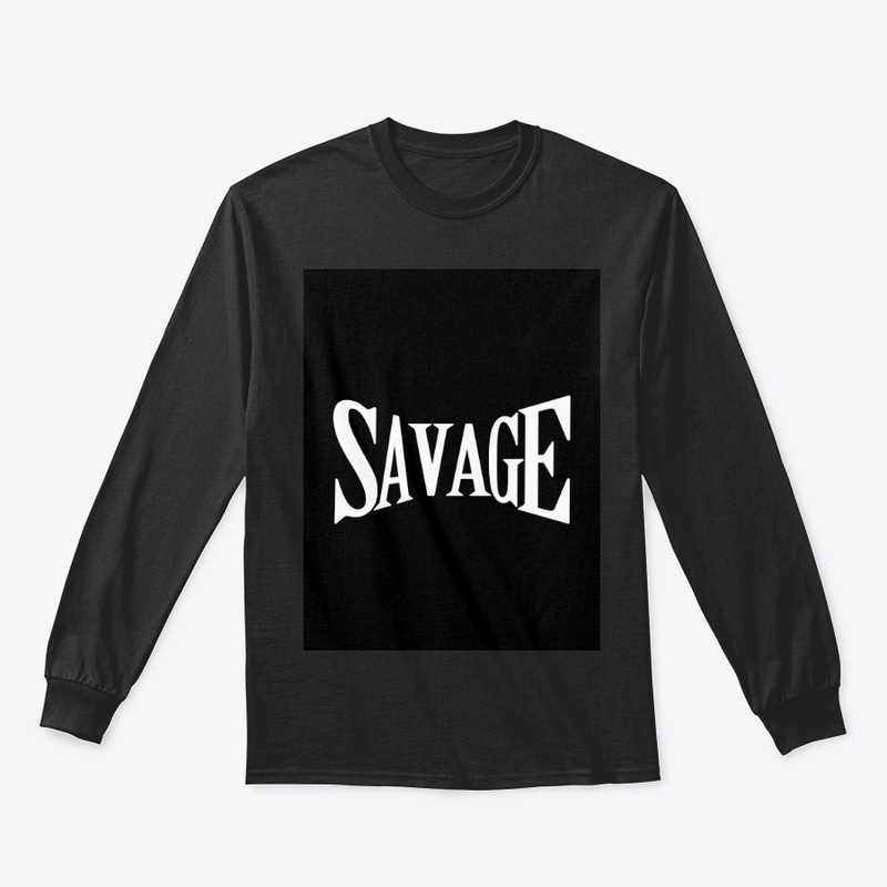 Savage Vibes Black T-Shirt