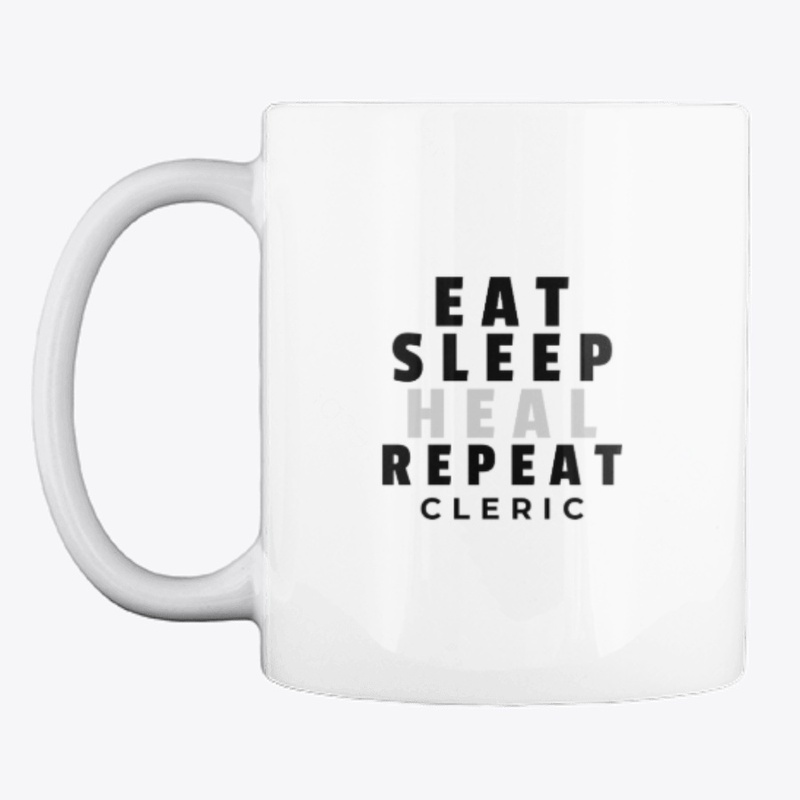 DnD - Eat Sleep Heal Repeat - Dark