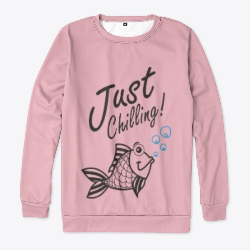 Just chilling cute fish design