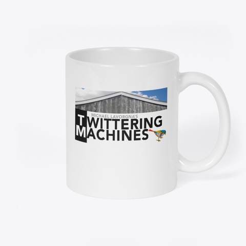 Twittering Machines 'like To Read' Mug White Kaos Back