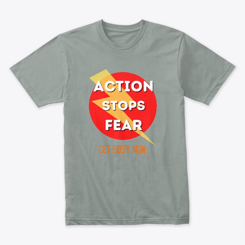 Action Stops Fear -Red-