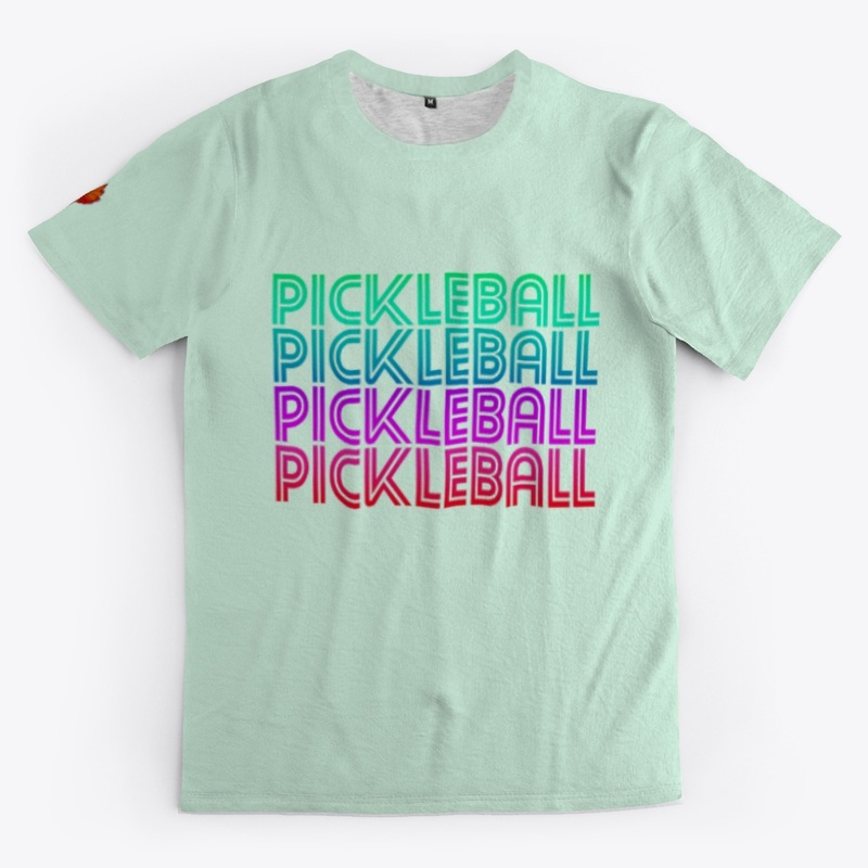 Pickleball Retro Tops Light Colors