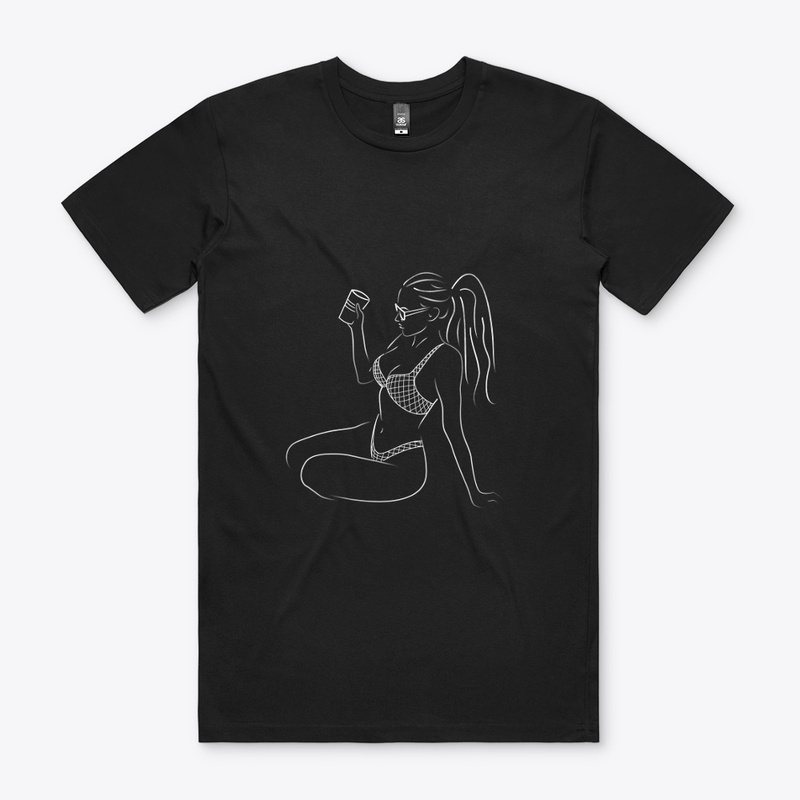 Beach Party Symphony - White Print