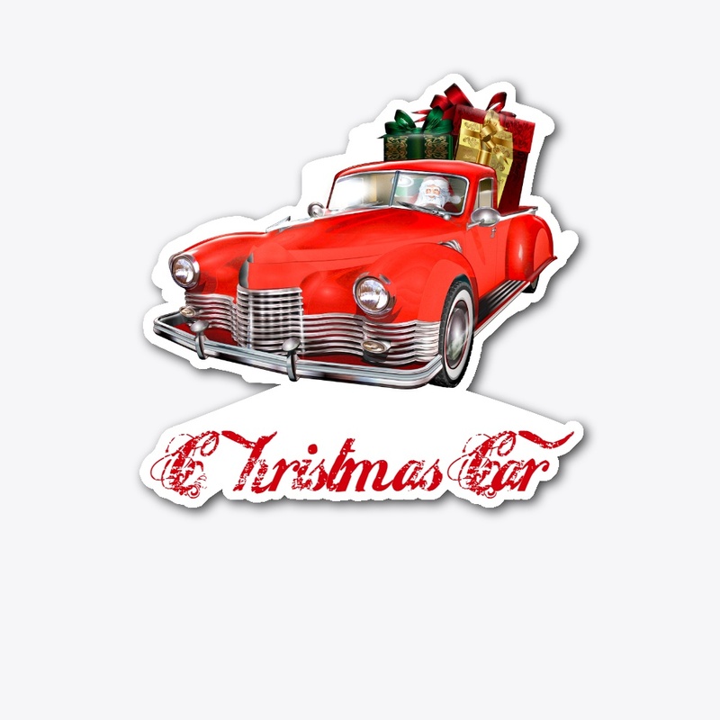 Christmas-Car Kids Premium Tee