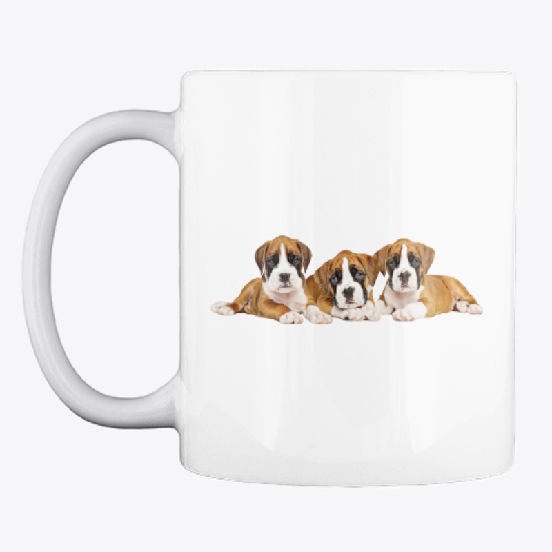 SHN 7 Three paws over Boxer die cut