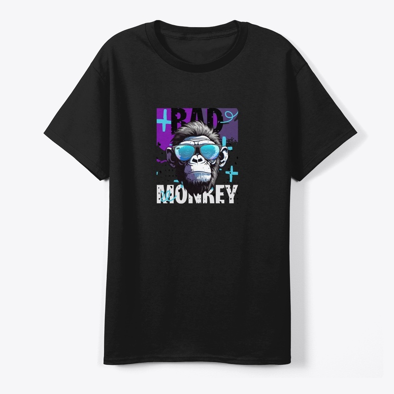 Black Purple Bad Monkey