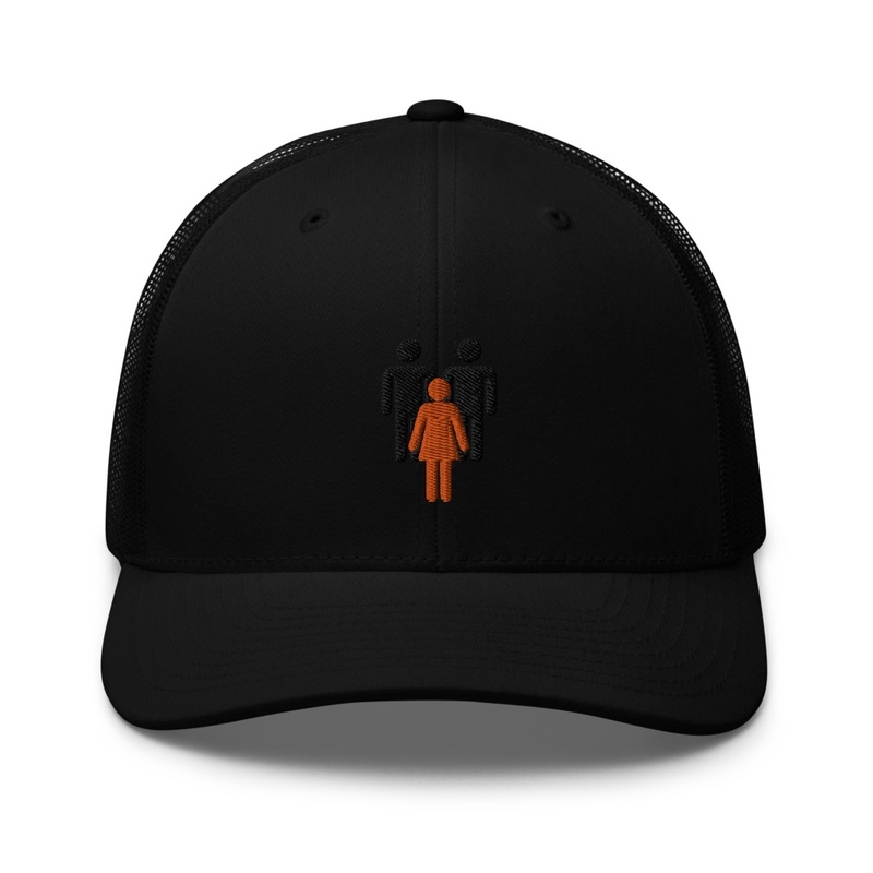 Black Guy, Black Guy, Woman Trucker Hat