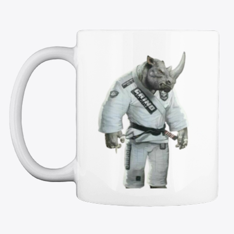 Rhino BJJ mug