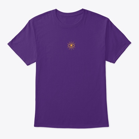 Colourblind Purple áo T-Shirt Front