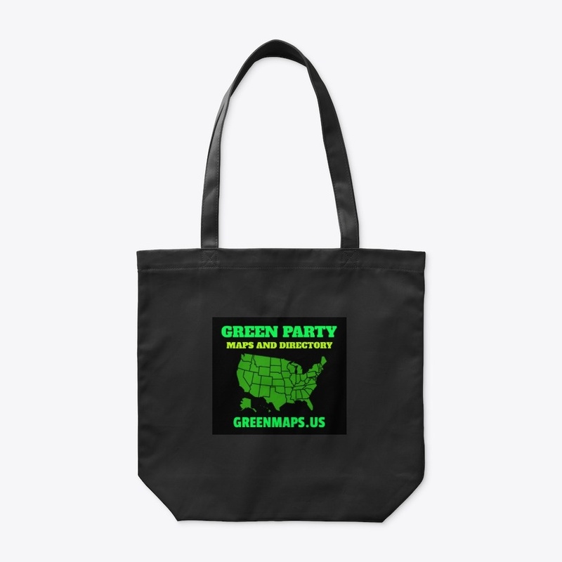 Green Party Maps - Black