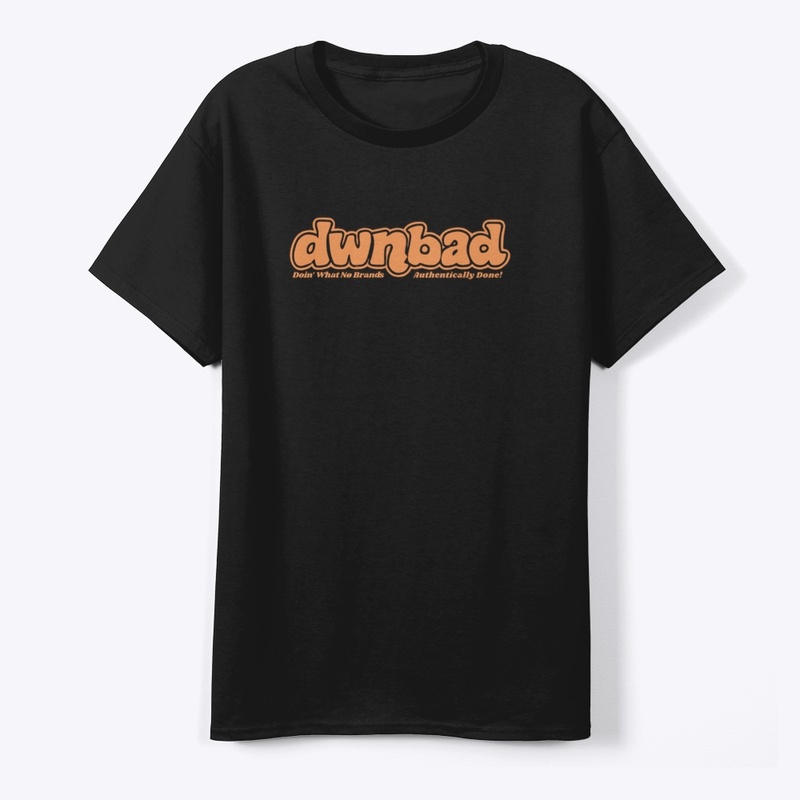 dwnbad Bubble Font Tee
