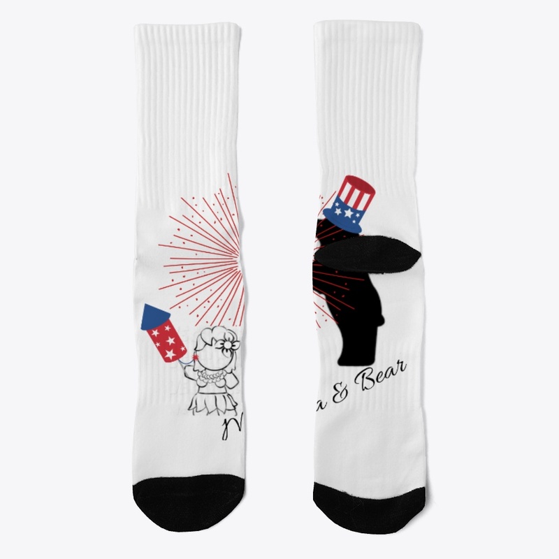 Masha & Bear 4th July Tee